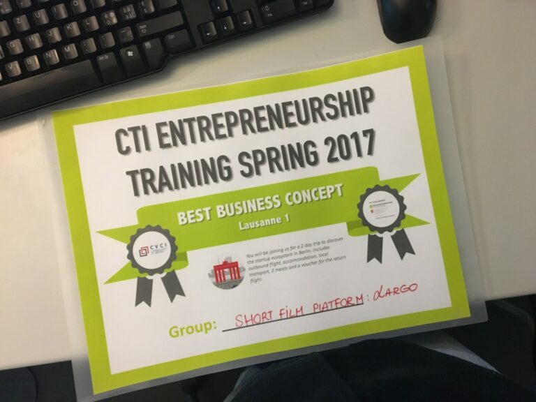 Read more about the article CTI – Best Business Concept Award